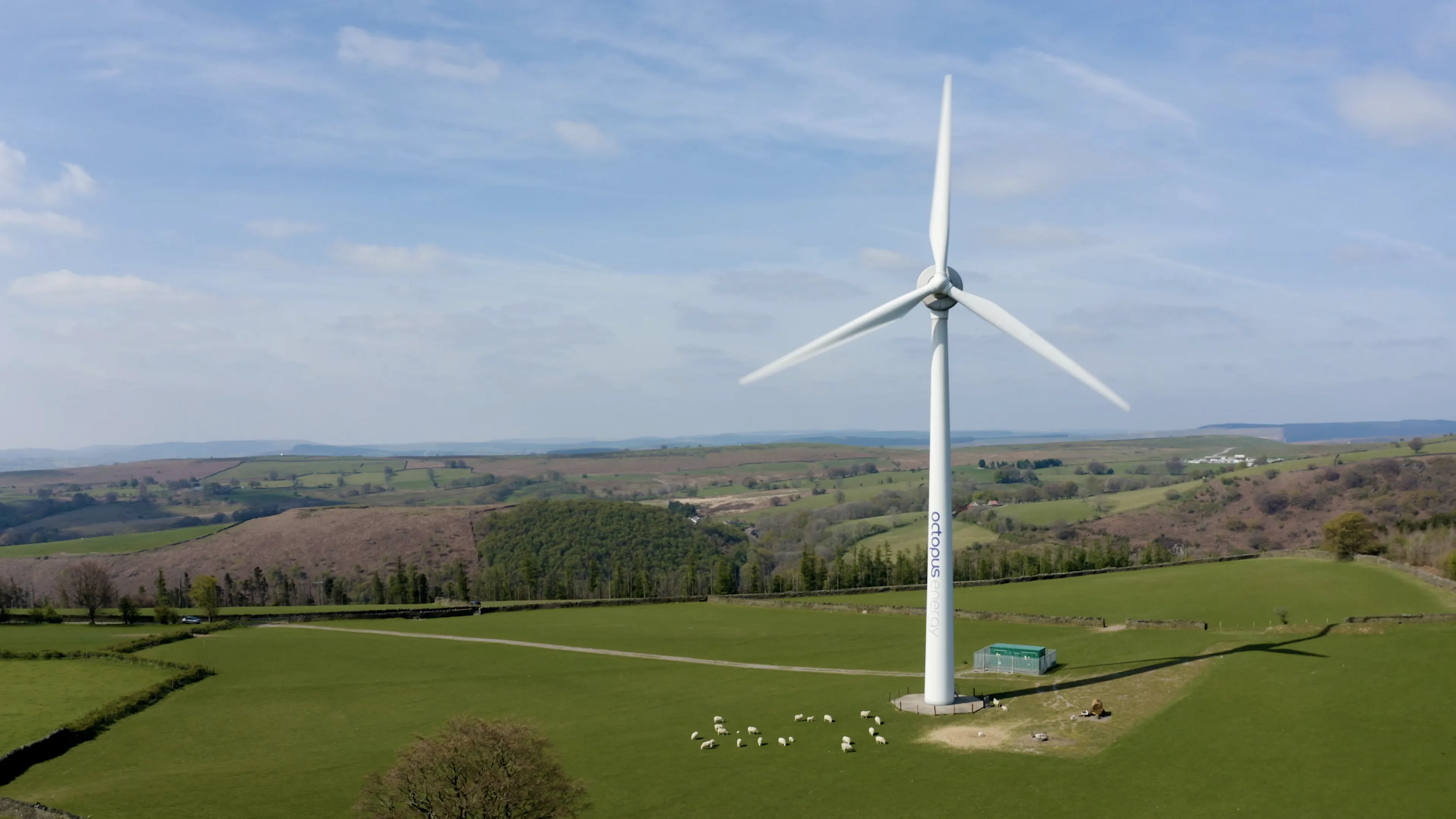 A wind turbine