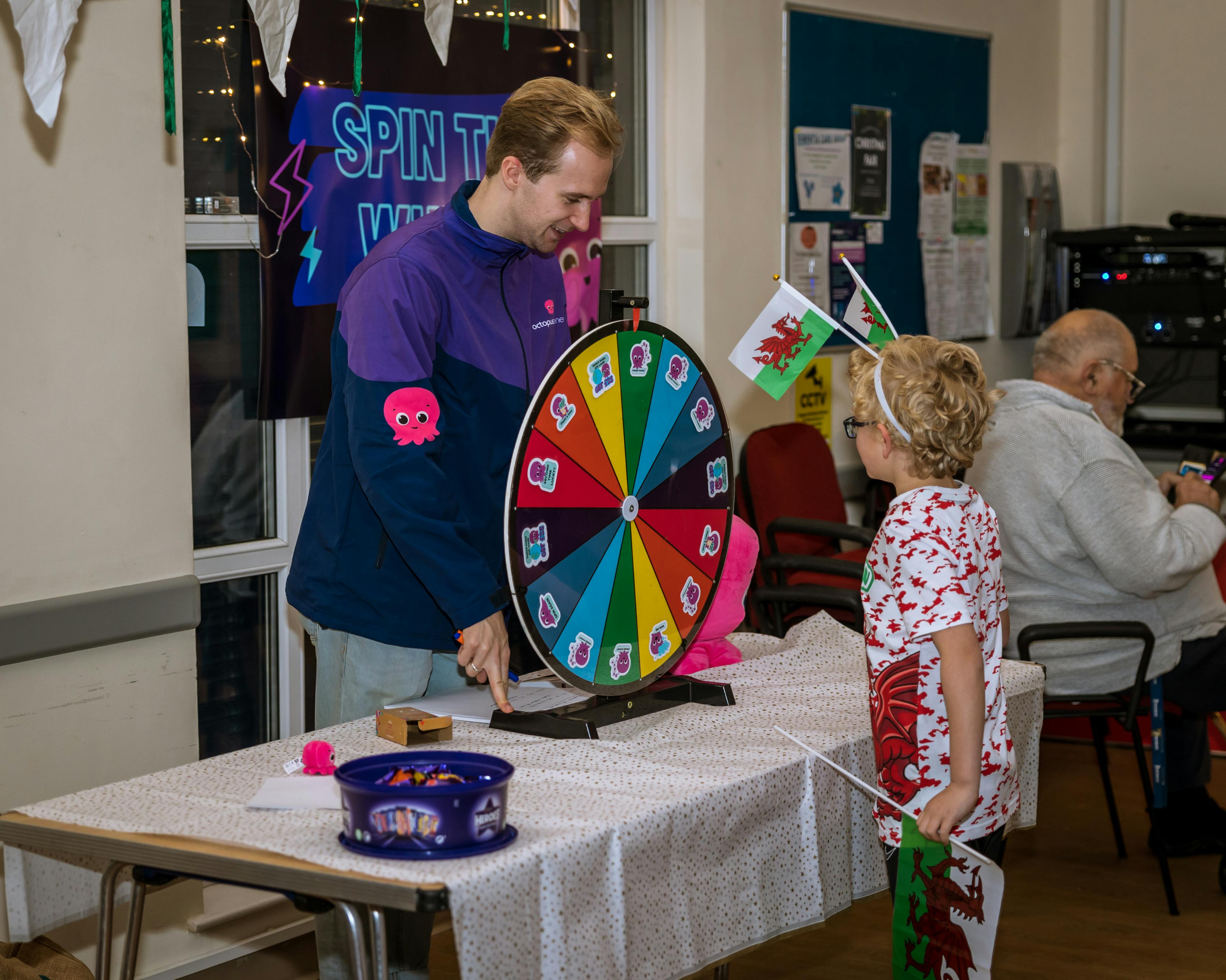 spin the wheel wales event